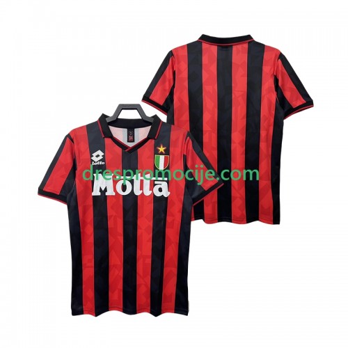 A.C. Milan 1993 Dres Retro Domaći 1994 Kratkih Rukava A.C. Milan 1993 Dres Retro Domaći 1994 Kratkih Rukava
